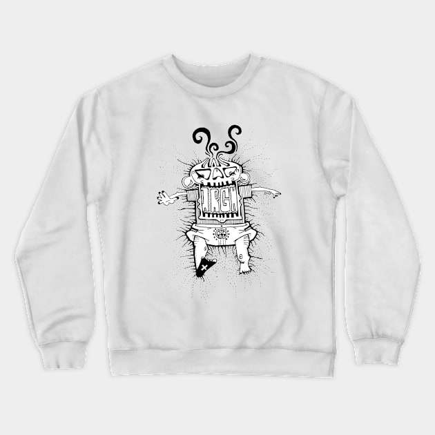 Baby rascal Crewneck Sweatshirt by yeknomster